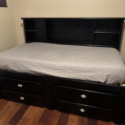 Kids Twin Daybed with storage & dresser