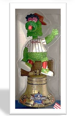 New in Box Limited Edition Phillie Phanatic MLB All-Star Game Bobblehead Mascot America’s 250 Liberty Bell