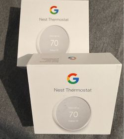 2 NEST SMART THERMOSTATS $75 Each or Both $120!!! (SNOW) COLOR
