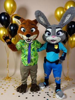 Nick and Judy Mascot Costumes - $550 Each