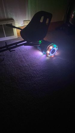Hoverboard with seat