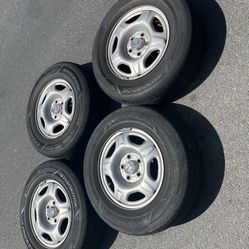 4 — 215/70r15 5x4.5 5x114.3 Stock Honda CRV CR-V tacoma Wheels Rims Good Tires