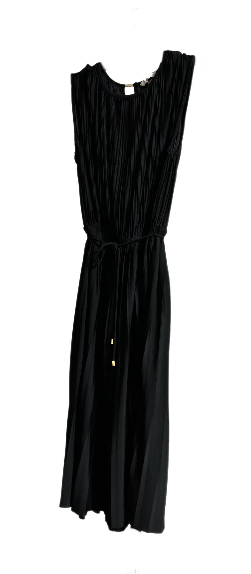 Black Sleeveless Maxi Dress