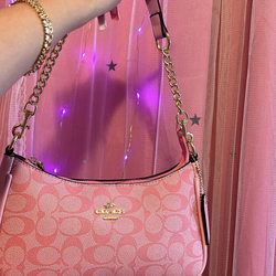 Pink shoulder bag
