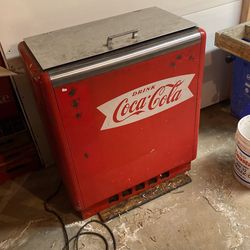 Vintage Coca Cola Cooler 