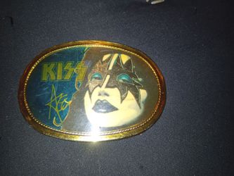 1977 " KISS" belt buckle (Ace Frehley) EDITION