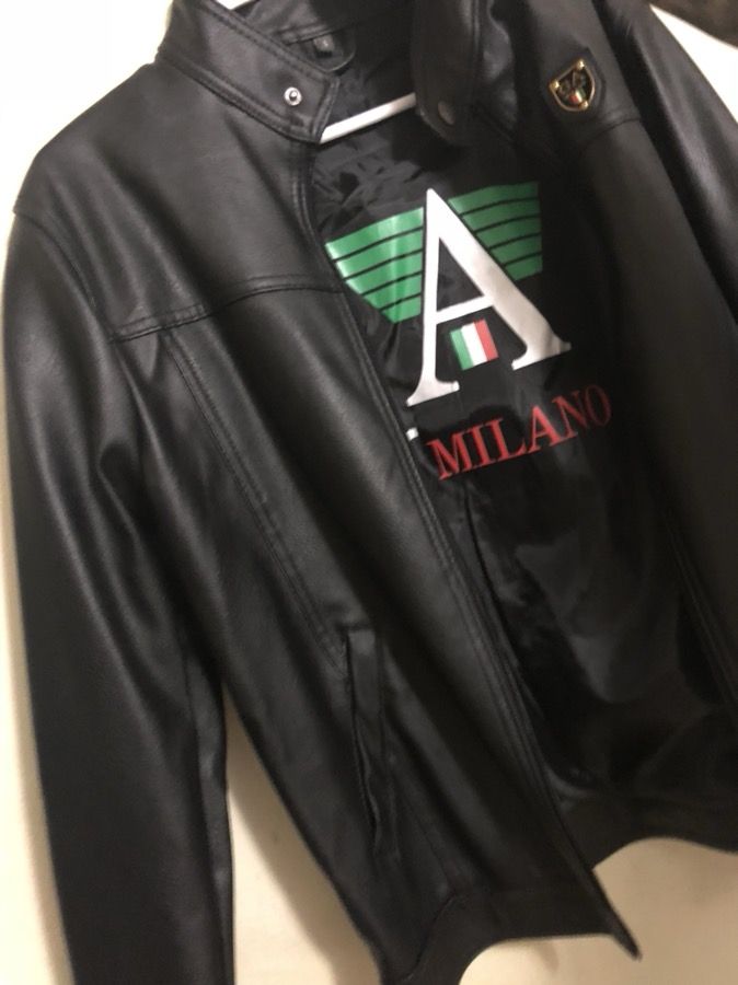 Ag milano 2025 leather jacket