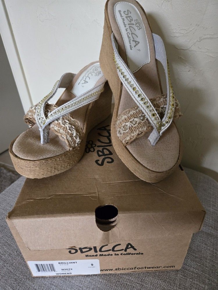 New Sbicca sandles size 9 $45 FIRM
