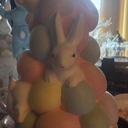 Extra Large Easter Egg, And Bunny, Faux Cake