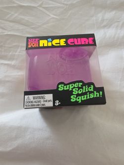 Purple Real Nee Doh Nice Cube Squishy Toy