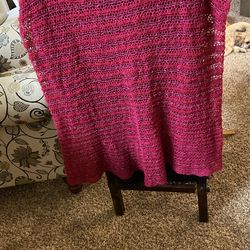 Pink neck Scarf That Almost Feels You Are Putting A Shirt Over Your Head