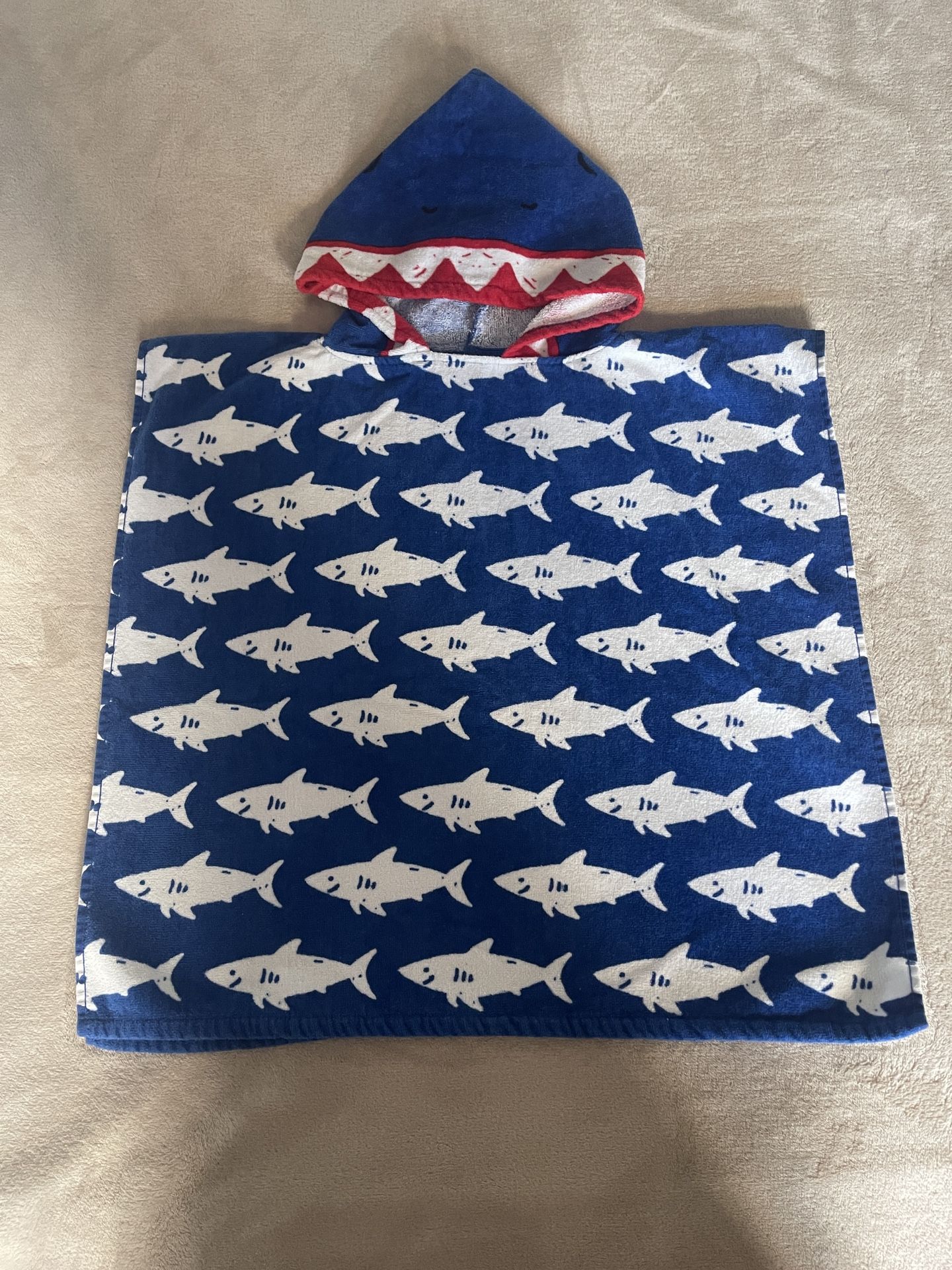 Baby Toddler Animal Shark Hooded Towel