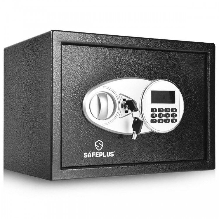 New 2-Layer Safe Deposit Box with Digital Keypad
