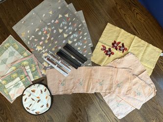 Japanese Placemat, Linen & Chopstick Set ā 21pc