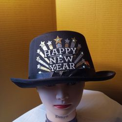 Light Up "Happy New Year" Top Hat