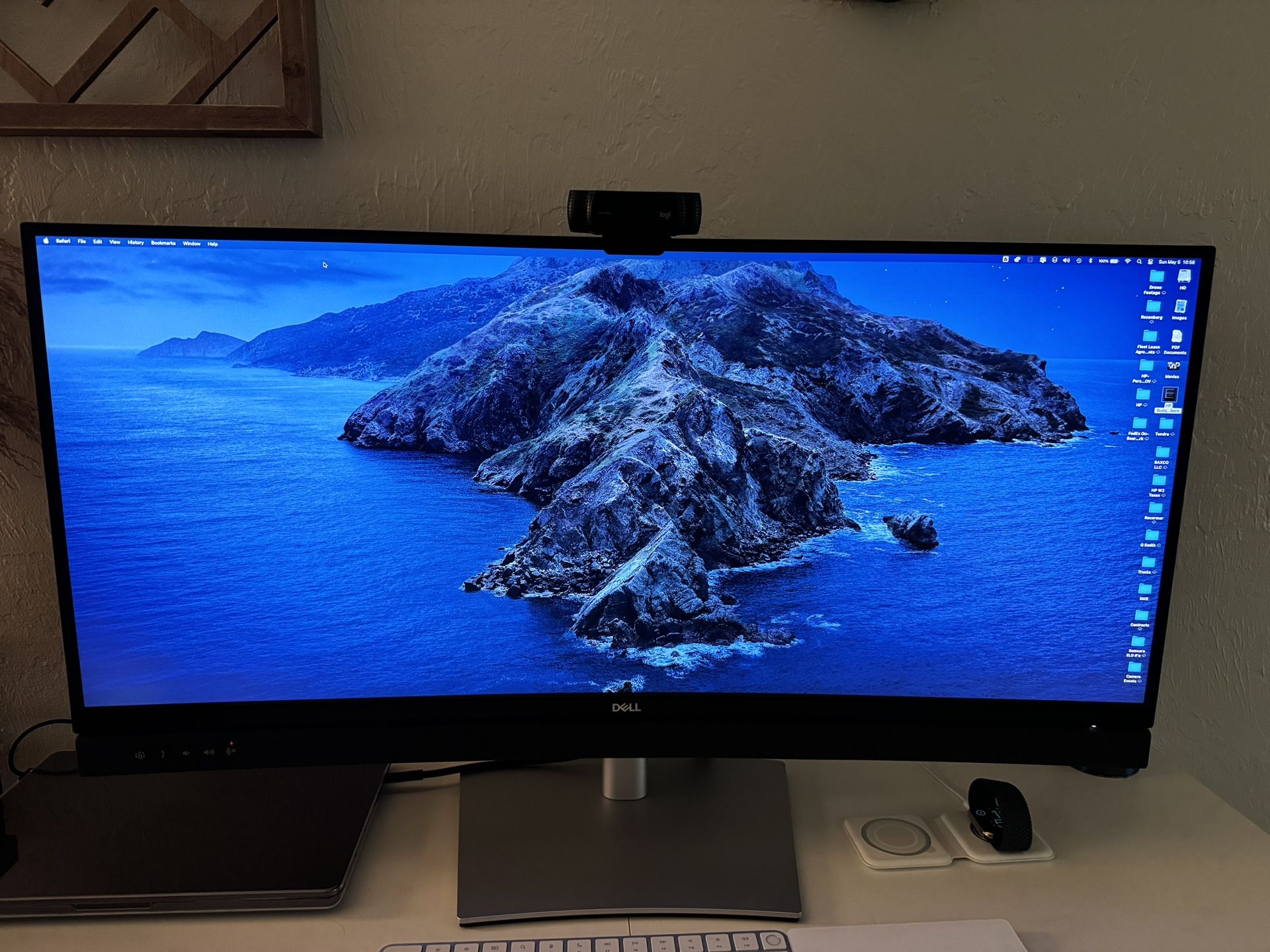 Dell 34” Curved Built In Cam/speakers