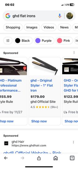 BRAND NEW GHD FLAT IRONS