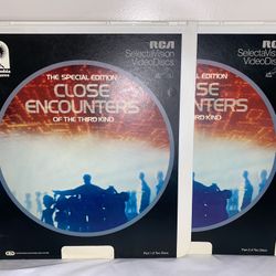Close Encounters of the Third Kind Part 1 & 2 Special Edition CED Videodisc