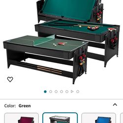 Game Table 7ft ( Pool , Air Hockey , Table Tennis) 