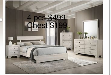 $499 to $525 bedroom set not including mattress and chest