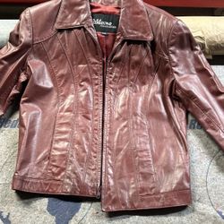 Men’s  Leather Jacket Small To Medium Size
