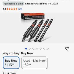 Mitsubishi Montero Sport Shocks