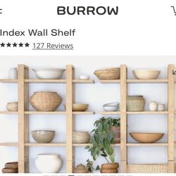 Burrow Index wall Shelf-minimalist Style