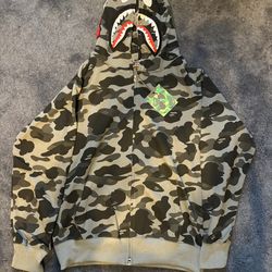 Dark Gray Bape Zip Up