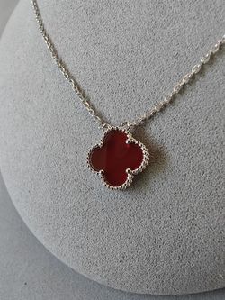 VCA Clover Red Necklace 