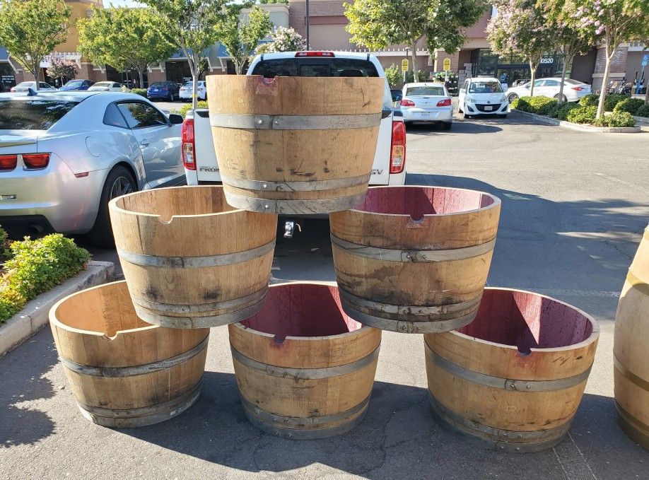 Wine Barrels -- Half & Whole Barrels