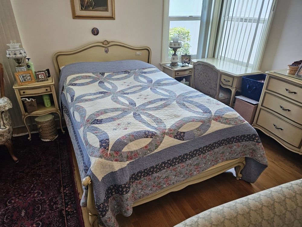 Mid-century Modern Bedroom Set By Drexel Heirloom Quality Touraine French Provencial Set ! Circa 1960's!