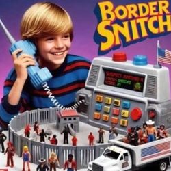 Vintage Border Snitch Playset