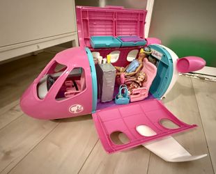 Barbie Airplane, Two Barbie dolls, Doll House Toy, Girls Toy