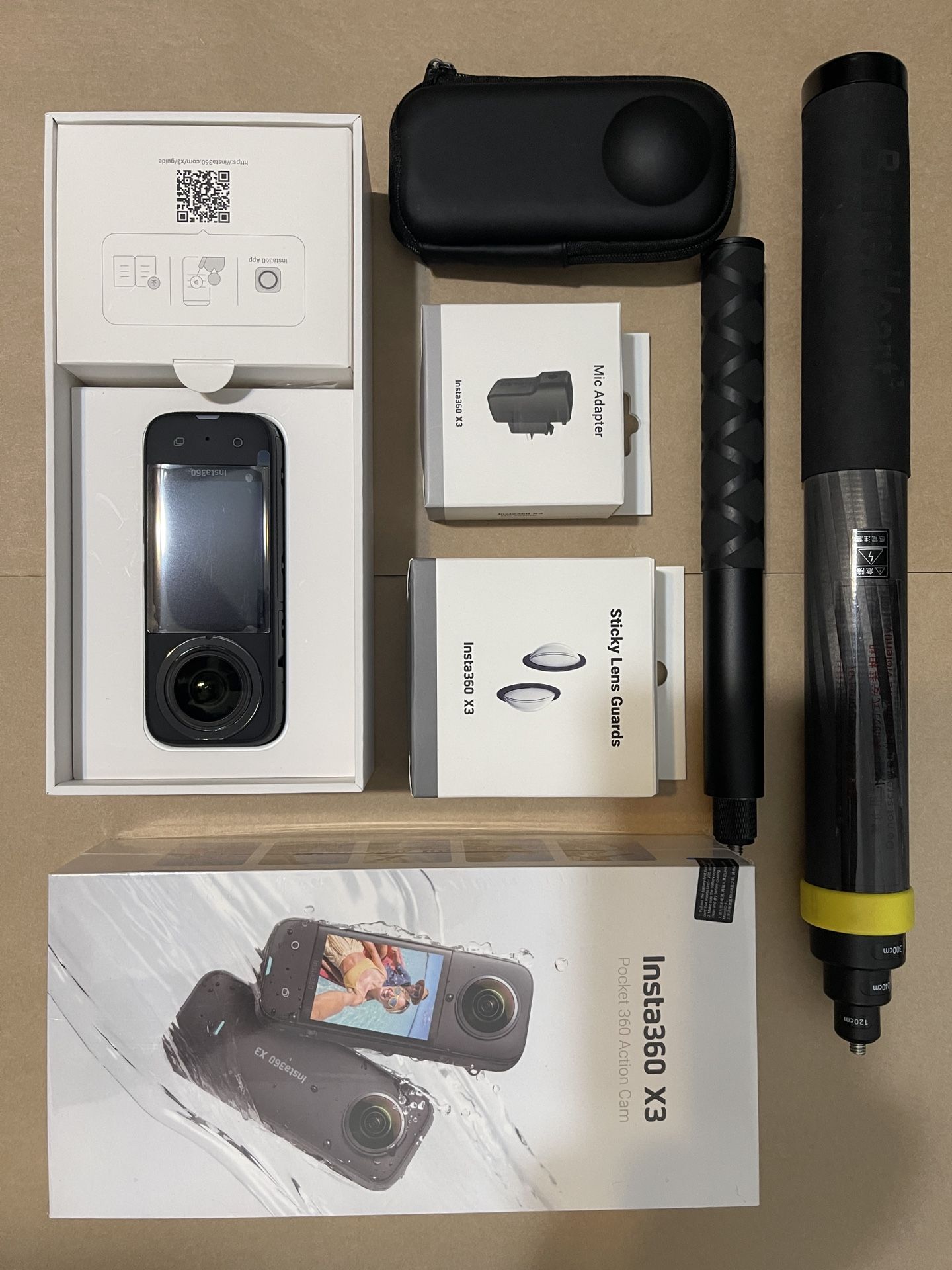 Insta360 X3 + Extras (Open Box)
