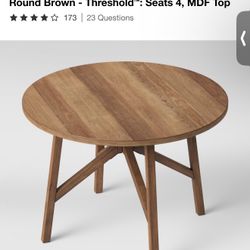 Dining table with 2 stools