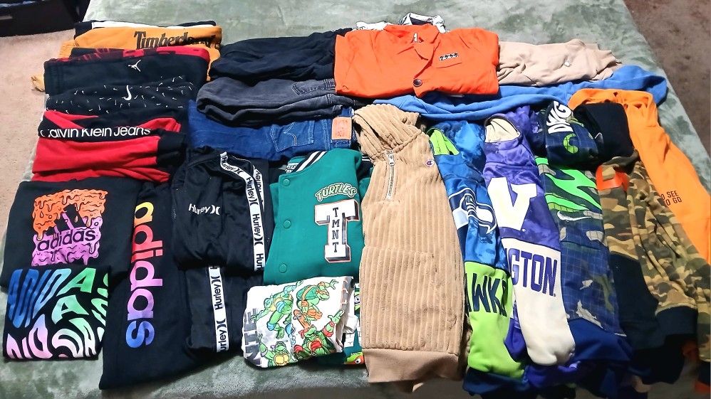 Boys Designer Clothes - Sizes S & M - Adidas, Nike, Jordan, Champion