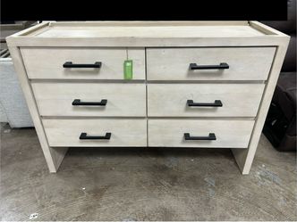 Pottery Barn Cayman Biscotti 6 Drawer Dresser Open Box Warehouse Model