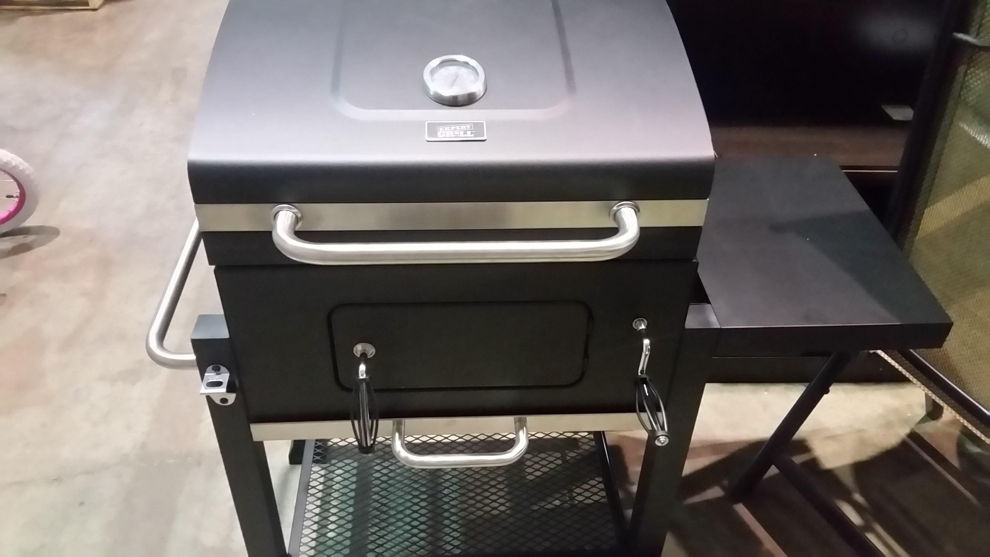 Brand new 24 in charcoal expert grill assembled
