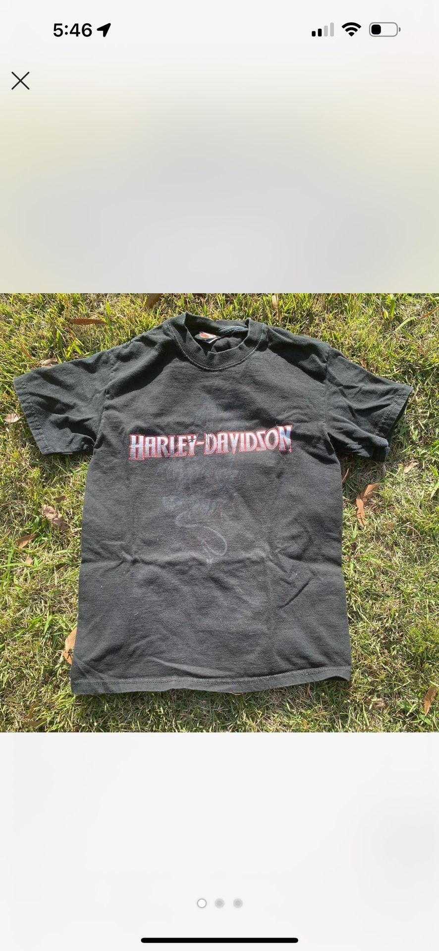 Vintage Harley Davidson Tshirt Size Small. Good Condition