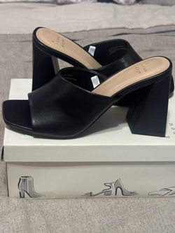 Black Mule Heels