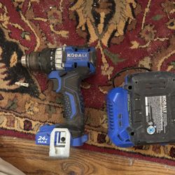 Kobalt Drill Battery And Charger