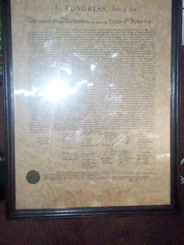 Declaration Of Independence 