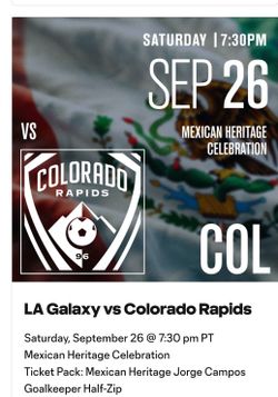 LA GALAXY STAND TICKETS
