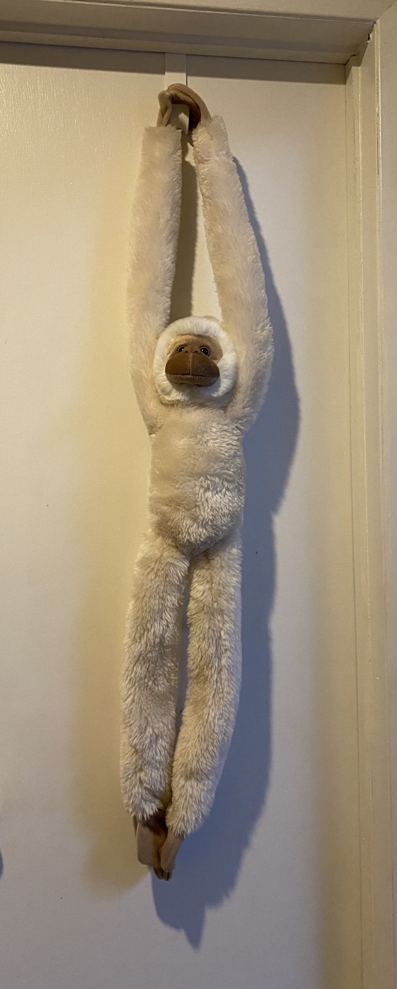 Plush Monkey With Velcro On Hands And Feet