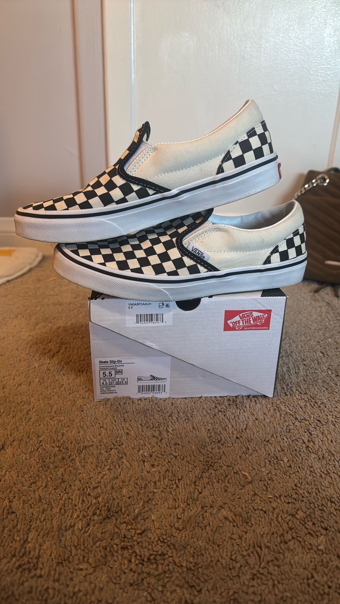 VANS Checkered Shoes Size Women 7 / JR Men 5.5