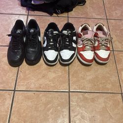 3 Pairs Of Nike Shoes Bundle Lot Size 9.5/10
