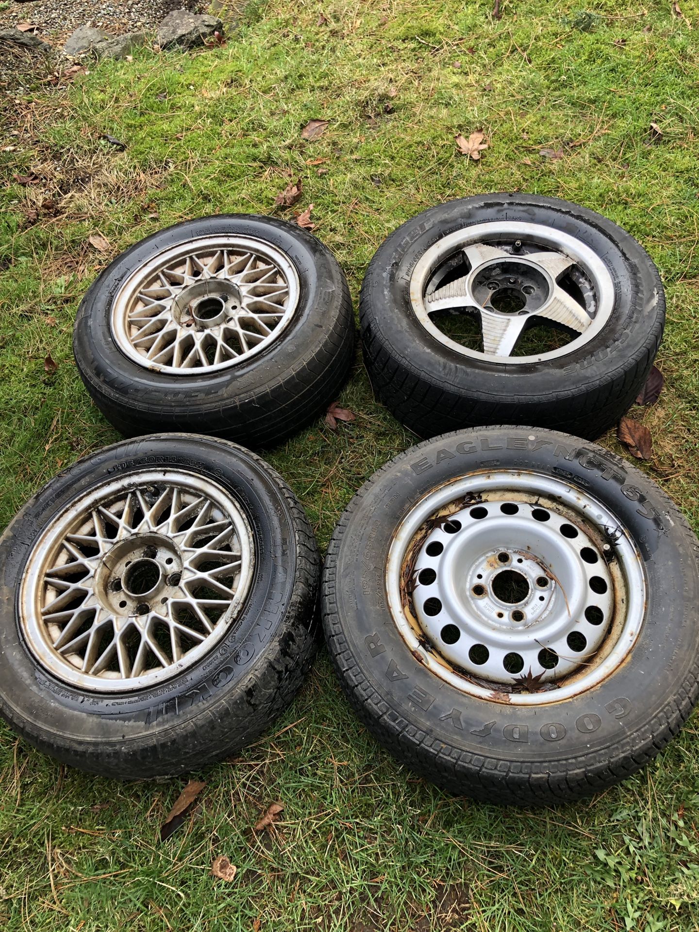 BMW e30 wheels 4x100 4.100 lug pattern