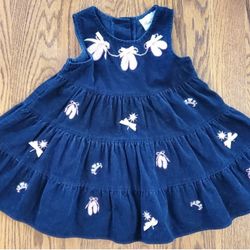Vintage Rare Editions Girls 2T Black Sleeveless Jumper