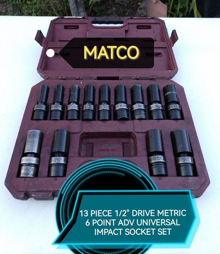 matco Swivel Impact Socket Set $270 Firm