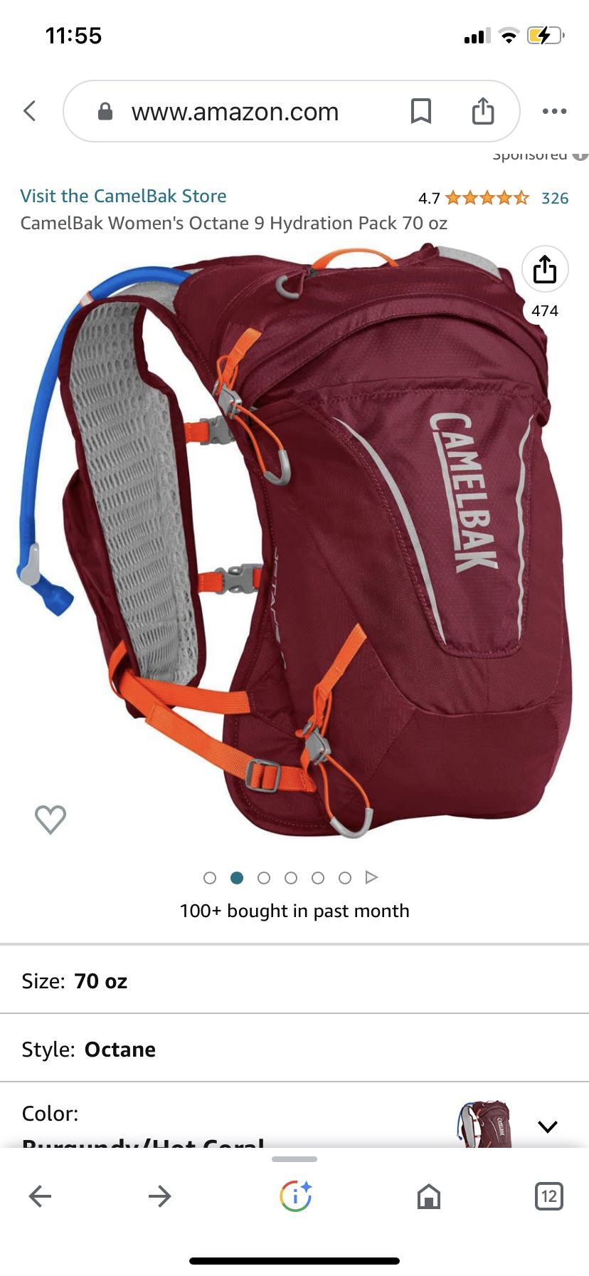 Hiking Hydration Backpack 